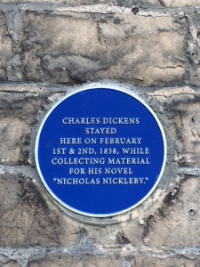 Keep an eye out for the many blue plaques adorning the town's buildings, including this one where Charles Dickens once stayed