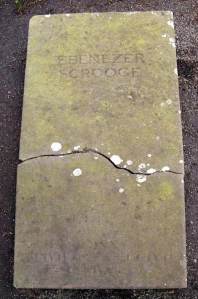 Ebenezer Scrooge's grave at St Chad's Church 