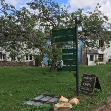 Signage to Priest’s Mill area